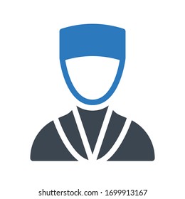 icono de color de glifo vectorial del consultor 