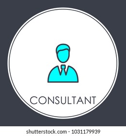 consultant vector icon