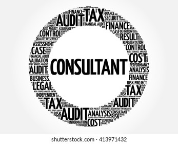 CONSULTANT word cloud, business concept