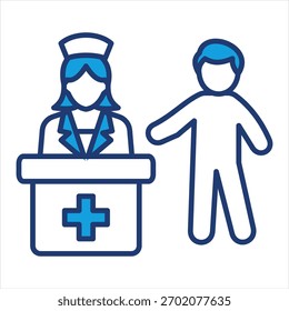 Ilustración vectorial Blue Icon