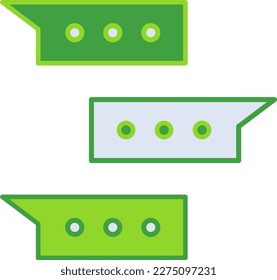 Consultation business people icon with green outline style. sign, symbol, business, consulting, team, service, line. Vector Illustration