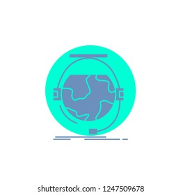 consultation, education, online, e learning, support Glyph Icon.