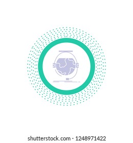 consultation, education, online, e learning, support Glyph Icon. Vector isolated illustration