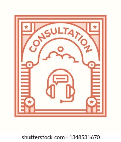 CONSULTATION ICON CONCEPT