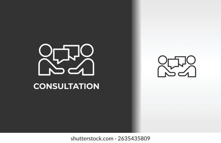 Vector De Consulta, Icono O Signo De Logotipo Ilustración De Símbolo Aislado