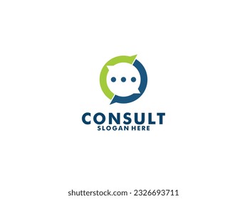 Consulting agency logo, Consult logo vector Template