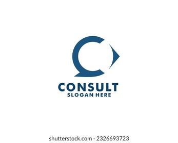 Consulting agency logo, Consult logo vector Template