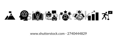 Consulting banner web icon vector illustration concept for business consultation with an icon of goals, expert, knowledge, advice, experience, support, potential, success
