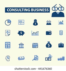 consulting business icons