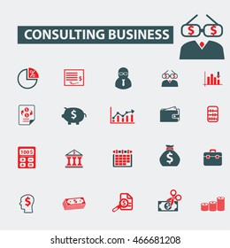 consulting business icons