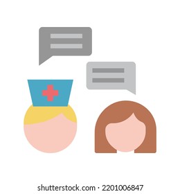 Consulting, doctor colored icon. Simple colored element illustration. Consulting, doctor concept symbol design from medical set. Can be used for web and mobile on white background