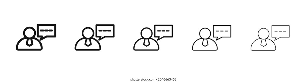 Consulting Icon black and white vector sign