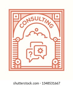 CONSULTING ICON CONCEPT