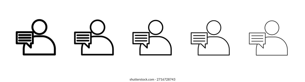 Diseño de iconos de consultoría, logotipo, App, interfaz de usuario. Ilustración vectorial, EPS