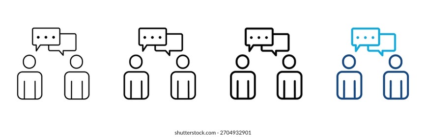 Conjunto de Colección de contorno de estilo diferente Ilustración vectorial
