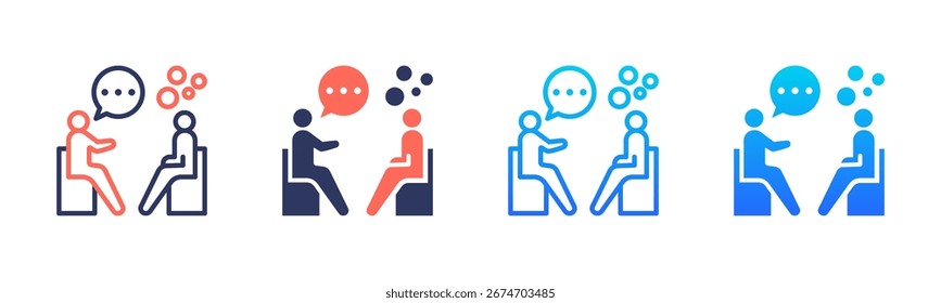 Pacote De Ícones De Consultoria Em Vários Estilos