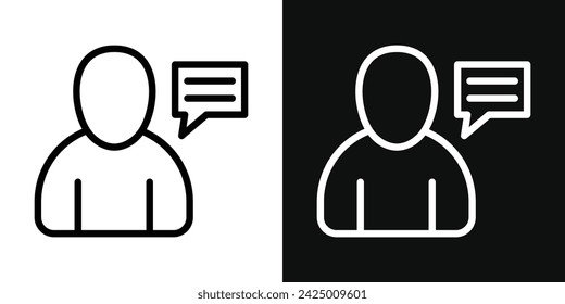 Conjunto de iconos de asesoría. Ilustración vectorial