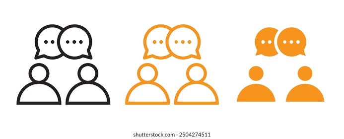 Consulting Icon web design in vector