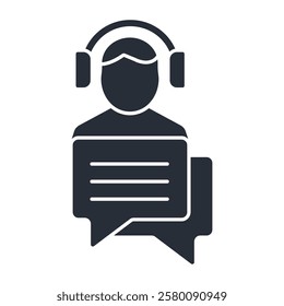 consulting icons isolated on White Background. Flat style design