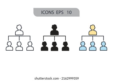 consulting icons  symbol vector elements for infographic web