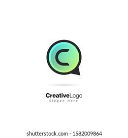 Consulting Initial Letter c logo, Design vecor company symbol logo template