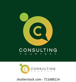 consulting initial Letter C Logo design