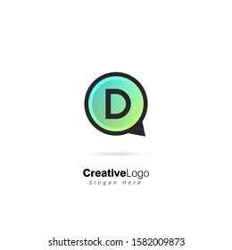 Consulting Initial Letter d logo, Design vecor company symbol logo template