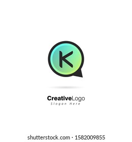Consulting Initial Letter k logo, Design vecor company symbol logo template