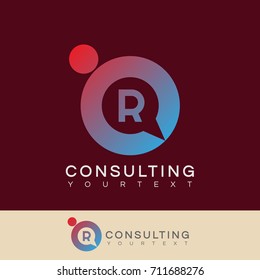 consulting initial Letter R Logo design