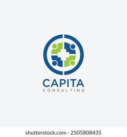 Logo de consultoría, conectar, juntos, cuidado, apretón de manos, mano, amistad, relaciones, equipo, social, consultar, logotipo de la comunidad totalmente editable Plantilla de Vector