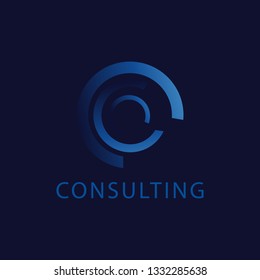 consulting logo design concept
