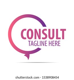 consulting logo icon graphic design symbol for company, corporation, business