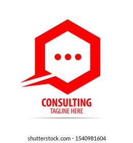 consulting logo icon graphic design symbol for company, corporation, business