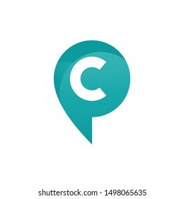 consulting logo icon vector with c letter