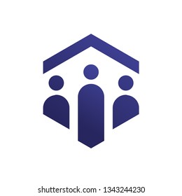 Consulting logo template vector business icon design