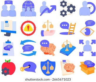 Ilustração de vetor de ícone de consultoria e mentoreamento para projetos de negócios, educação, treinamento e treinamento