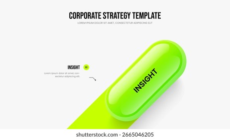 Consulting Plan One Step Diagram Presentation Layout. Digital Proposal Frame Design Vector Illustration. Business Report 1 Option Infographic Slide Template.