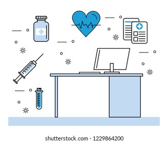 consulting room medical elements