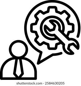 Consulting Service Icon Element For Design