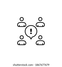 Consulting Service Symbol in Vektorgrafik. Logotyp