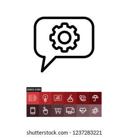 Consulting vector icon