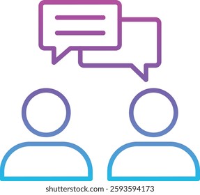 Consulting vector icon. Can be used for printing, mobile and web applications.