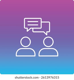 Consulting vector icon. Can be used for printing, mobile and web applications.