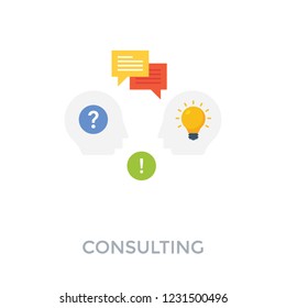 Consulting vector illustration