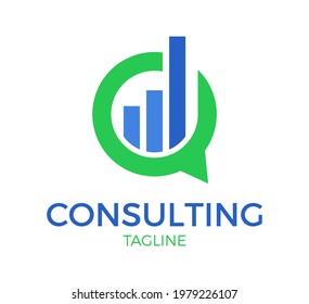 consulting vector logo template design