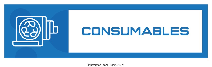 Consumables Icon Concept