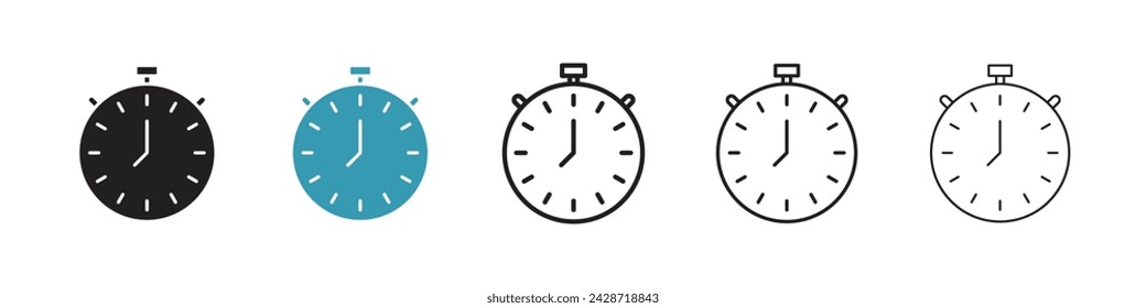 Consumer Basket Vector Icon Set. Retail Selection Vector Symbol for UI Design.