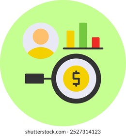 Consumer Behavior Flat Multi Color Vector Icon Design