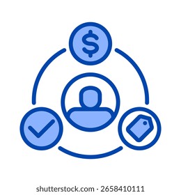 Elemento De Ícone De Comportamento Do Consumidor Para Design