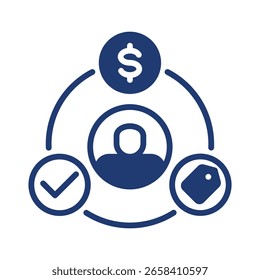 Elemento De Ícone De Comportamento Do Consumidor Para Design